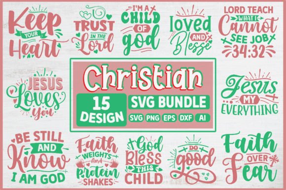 Christian SVG Bundle: Graphics & Crafts for Branding