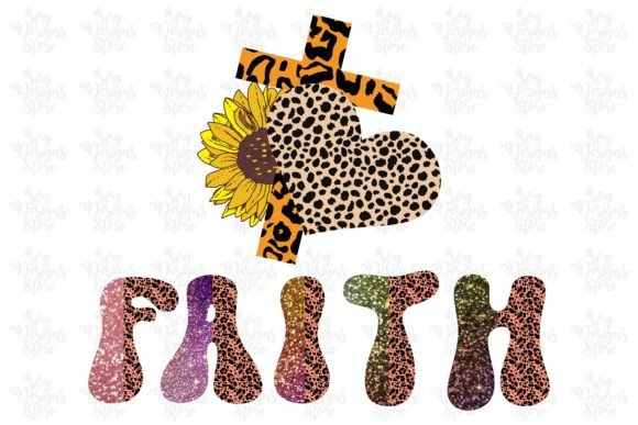 Faith Jesus Sublimation SVG Design for Crafts Graphics