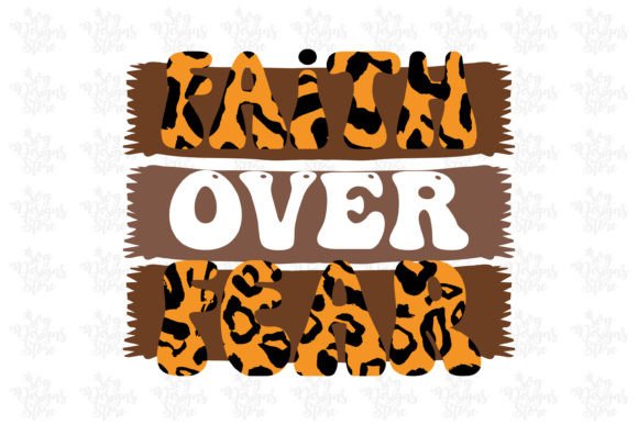 Faith over Fear Jesus Sublimation Svg for Crafts Graphics