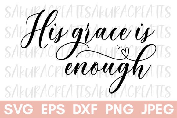 His Grace is Enough: An Embroidery Design Review