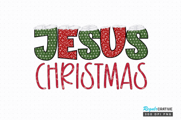 Jesus Christmas PNG Design for Crafts and Graphics