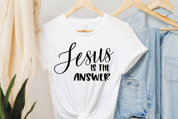 Jesus is the Answer SVG: Graphics & Crafts Review