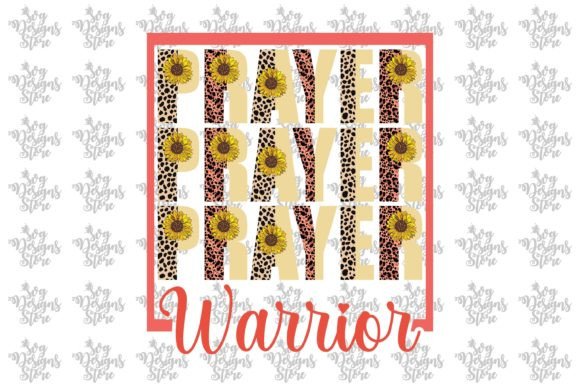 Prayer Warrior Jesus Sublimation Svg for Graphics and Crafts