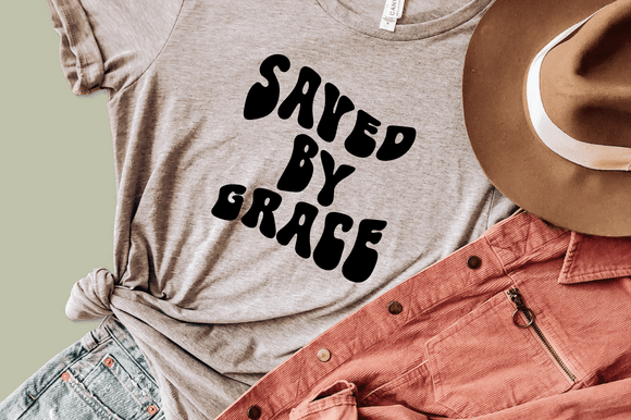 Saved by Grace SVG: Graphics & Crafts Branding